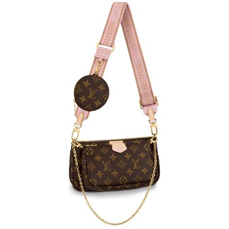 Louis Vuitton multi pochette pink